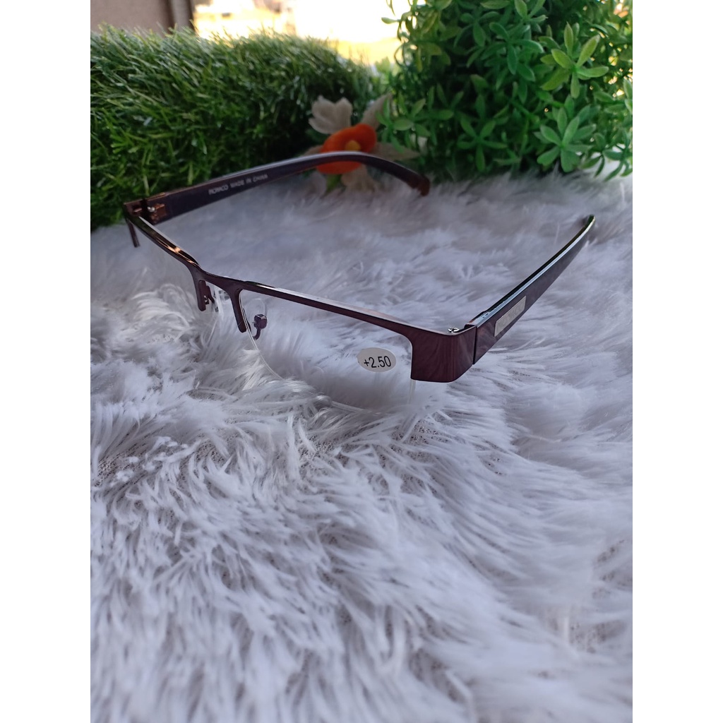 KACAMATA BACA CEWEK/COWOK CA255.IE/KACAMATA BACA SEMI RIMLESS/KACAMATA BACA MODEL TERBARU