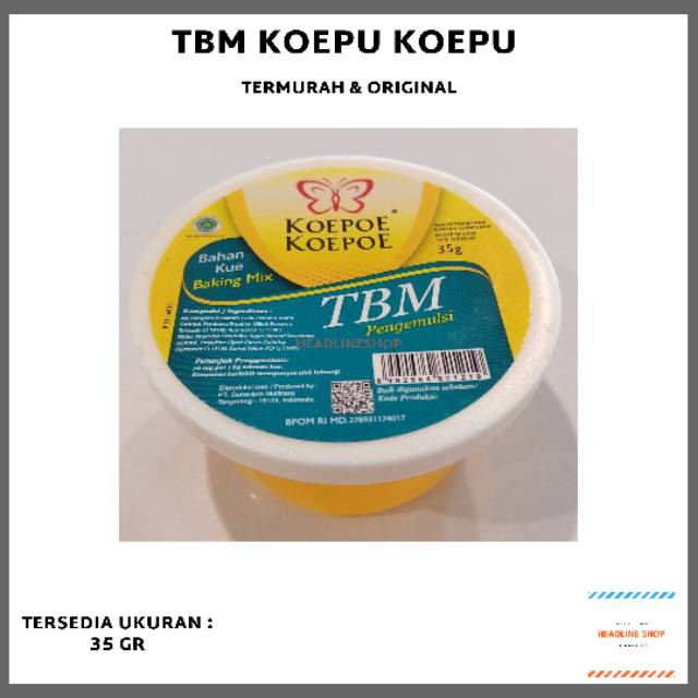 

TBM Koepu Koepu Pengemulisi 35 gr Original Kupu Kupu