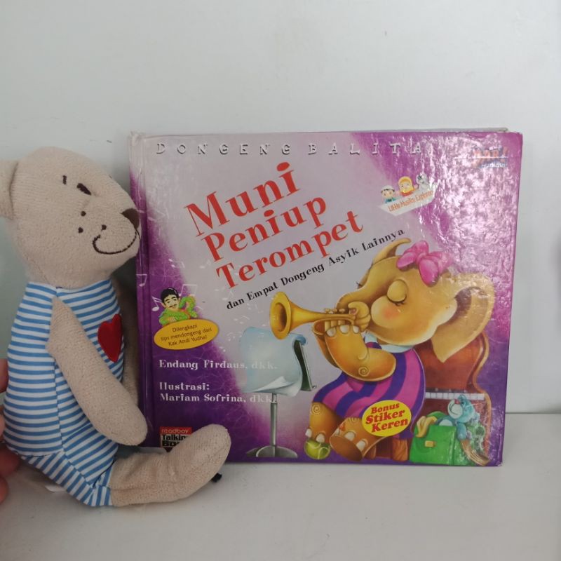 Buku anak preloved second bekas Dongeng Balita MUNI PENIUP TEROMPET dan Empat Dongeng Asyik Lainnya