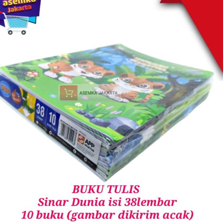 

Miliki - Buku Tulis Sidu 38 lembar Sinar dunia 10buku ~