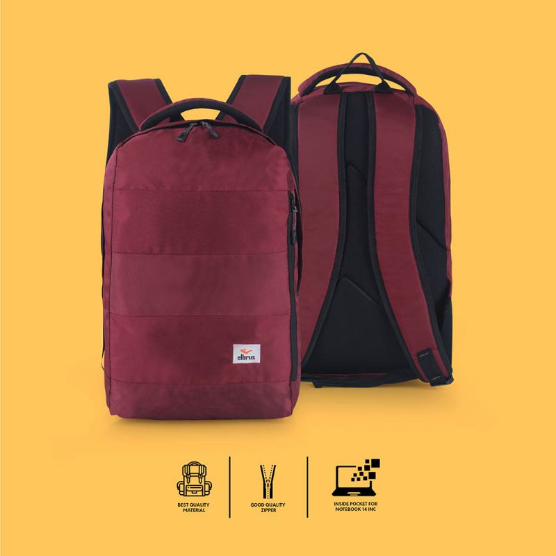 5 Warna - Tas Backpack Pria Terbaru | Tas Ransel Laptop Notebook 14 inc | Tas Kantor Kerja Original