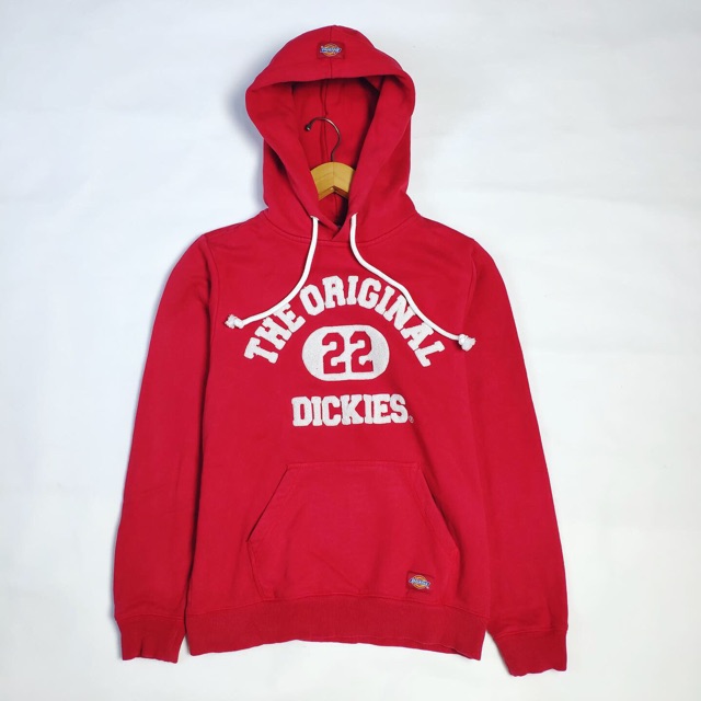 Dickies Merah Font Putih Hoodie
