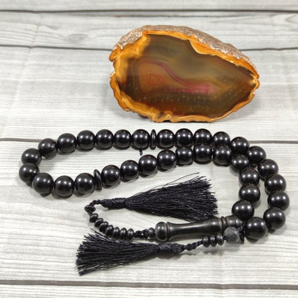 Tasbih Kayu Hitam Kemuning Hitam 33 Butir Asli Bergaransi termurah