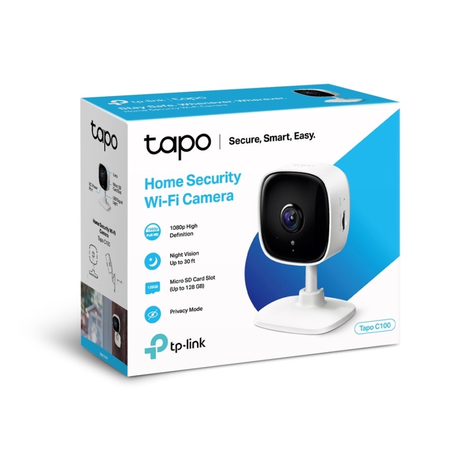 CCTV TP-LINK TAPO C100 Home Security Wi-Fi Camera 1080P TPLINK C100...