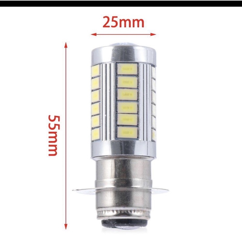 TARSURE H6 H4 BA20D Motorcycle Headlight Led Bulb 33smd White