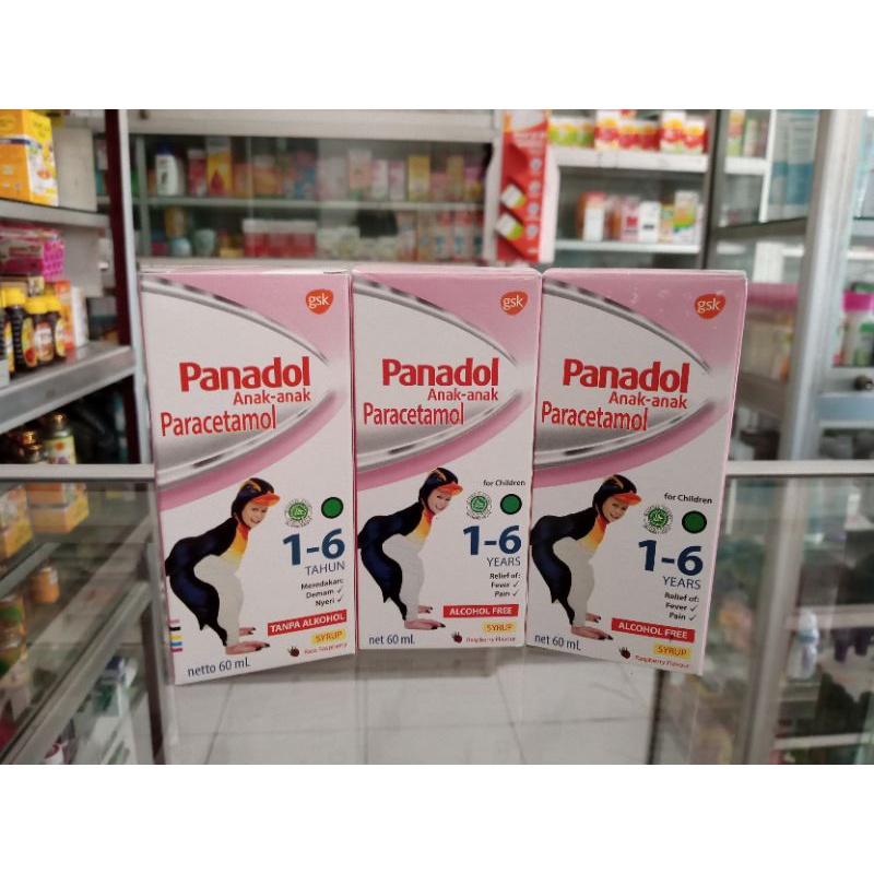 Panadol Sirup Anak Usia 1-6Th 60ml