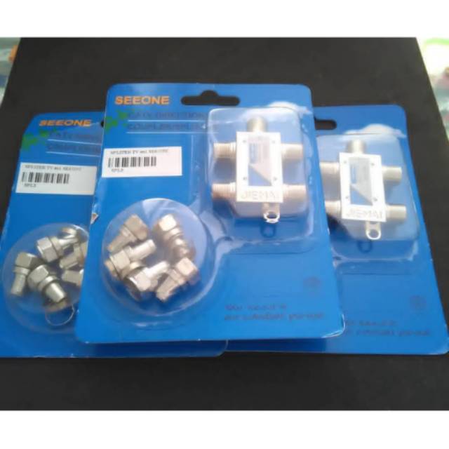 Splitter kabel antena tv 4 in 1