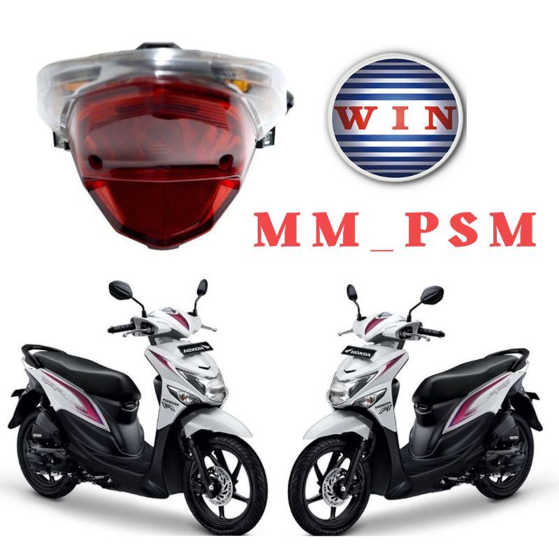 LAMPU STOPLAMP LAMPU STOP BELAKANG BEAT POP 1 SET MEREK WIN