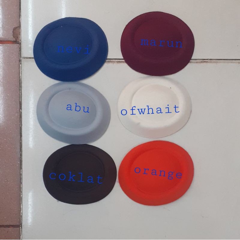 Topi Fascinator Polos (K)-Topi Polos Bahan Dasar