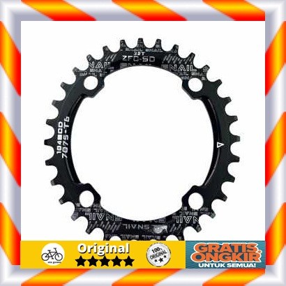 Gigi Sprocket sepeda lipat polygon united mtb Aluminium Round SNAIL