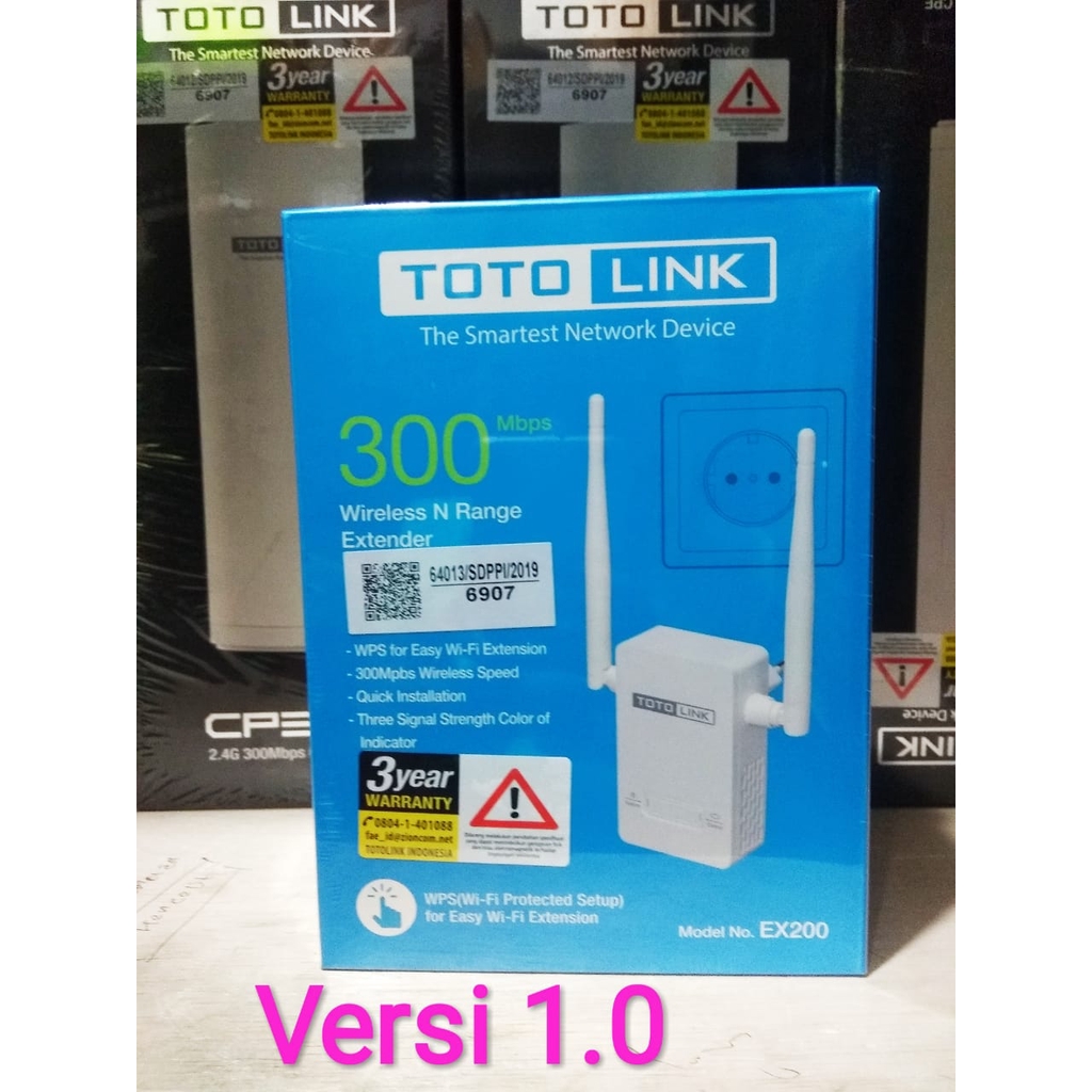 TOTOLINK EX200 Wireless N Range Extender 300Mbps