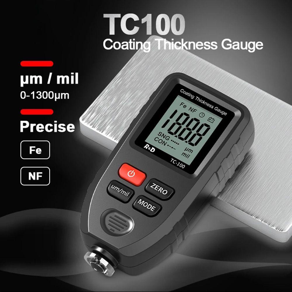 POPULAR Populer Coating Thickness Gauge High Precision Manual Alat Cat FE/NFE Mobil Paint Film Thickness Tester