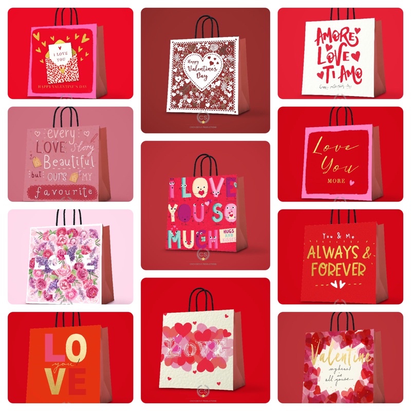 

paper bag valentine/ valentine day/valentine gift/kado valentine/