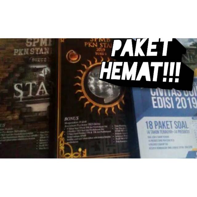 Paket Hemat CIVITAS GUIDE 2019 & SPMB PKN STAN TKD, TPA, DAN TBI
