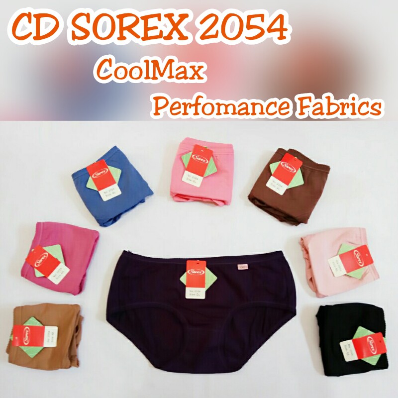 CELANA DALAM SOREX 2054 CD Super Soft size M L EL QL EQL celana dalam Cewek lembut nyaman