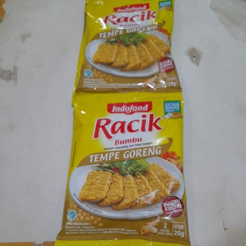 

Racik tempe per pcs isi 20 gram