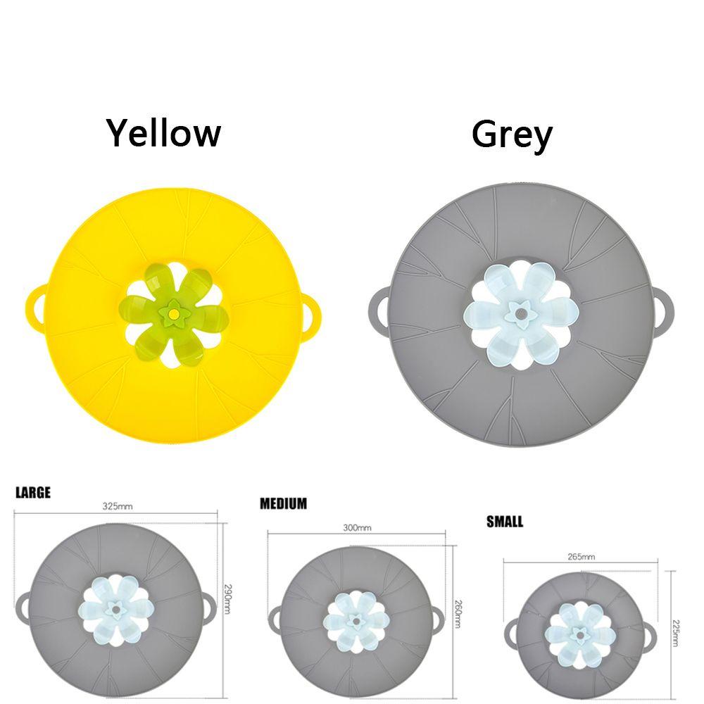 Solighter Tutup Silikon Cookware Utensil Kitchen Gadgers Anti Luber