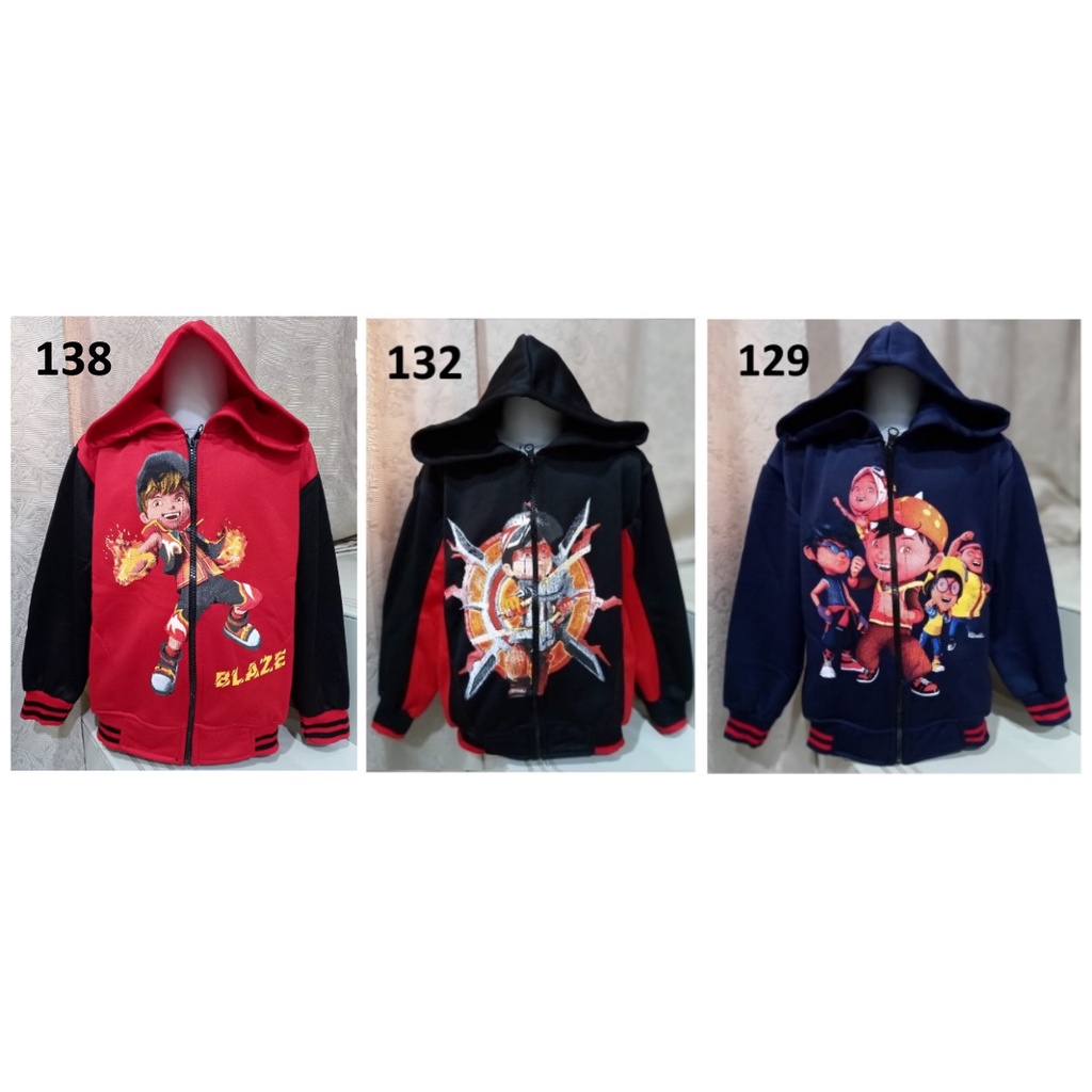 Jaket Anak Boboiboy - Jaket Anak Cowok Boboiboy - Jaket Anak Laki