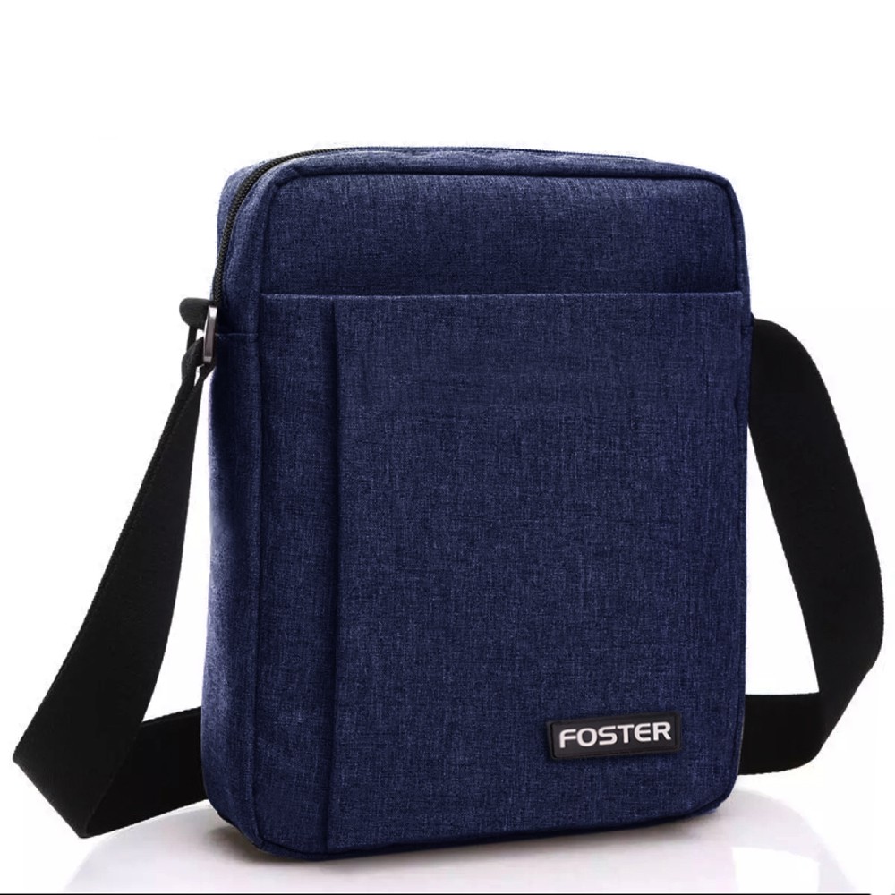 SHOPEE 6.6 SUPER SALE!! FOSTER New Tas Selempang Casual Pria Nf22 Dark Blue