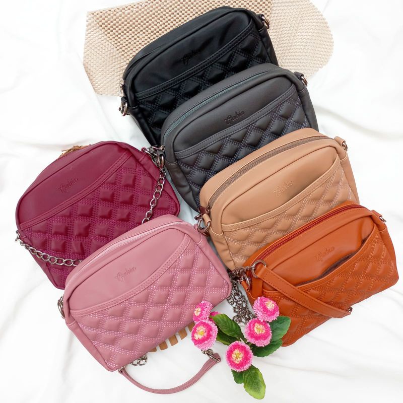 Ready RUBIA SLINGBAG CHOCOLY BY GABIA BAG
