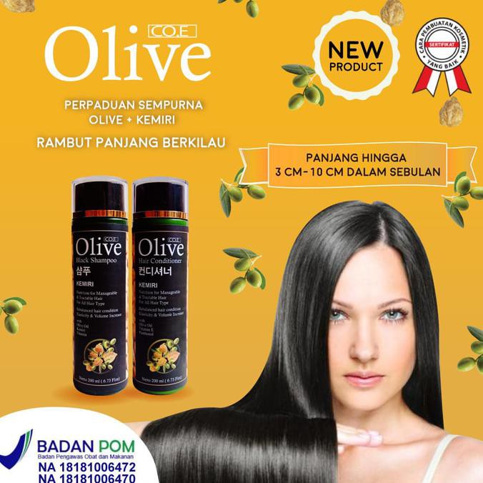 SHAMPO COE OLIVE BLACK KEMIRI ORIGINAL BPOM