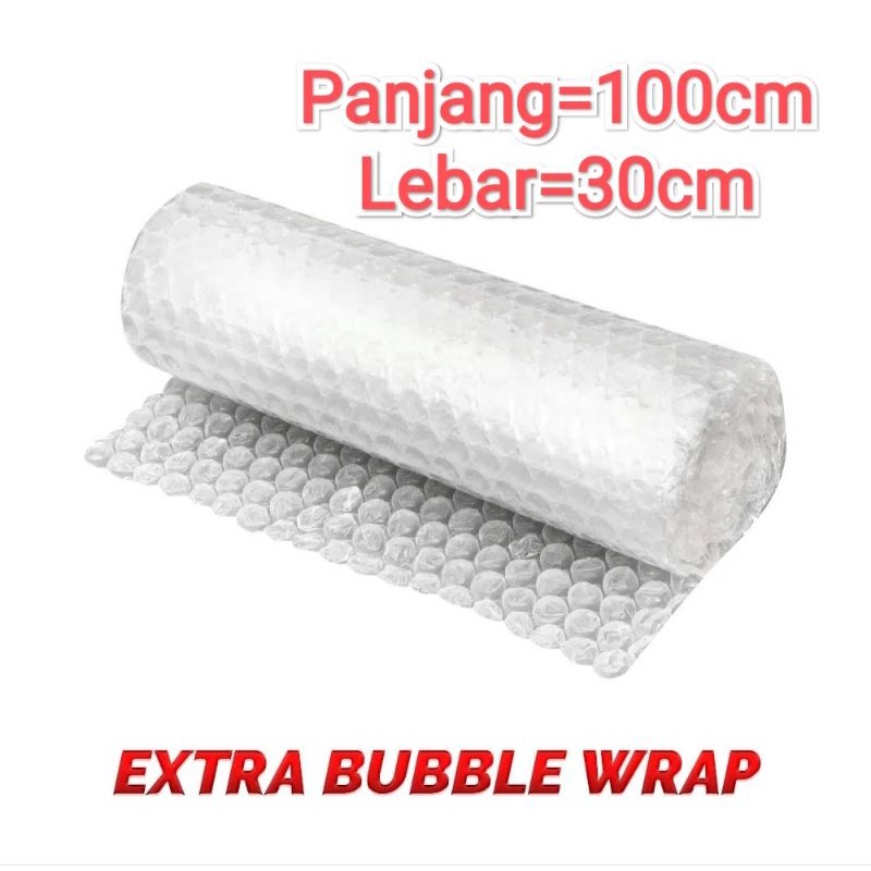 

packing tambahan buble extra (Panjang100cm×lebar30cm)