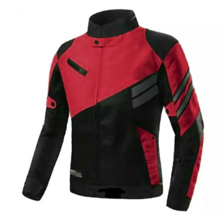Jaket Motor Touring/Racing Variasi Kedap Angin Taslan Double Strip (Waterproof)