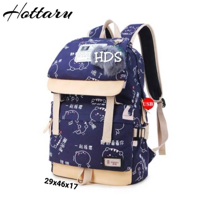 TAS RANSEL WANITA hottaruu gesper / BACKPACK WANITA JAPANIS / RANSEL SEKOLAH KULIAH