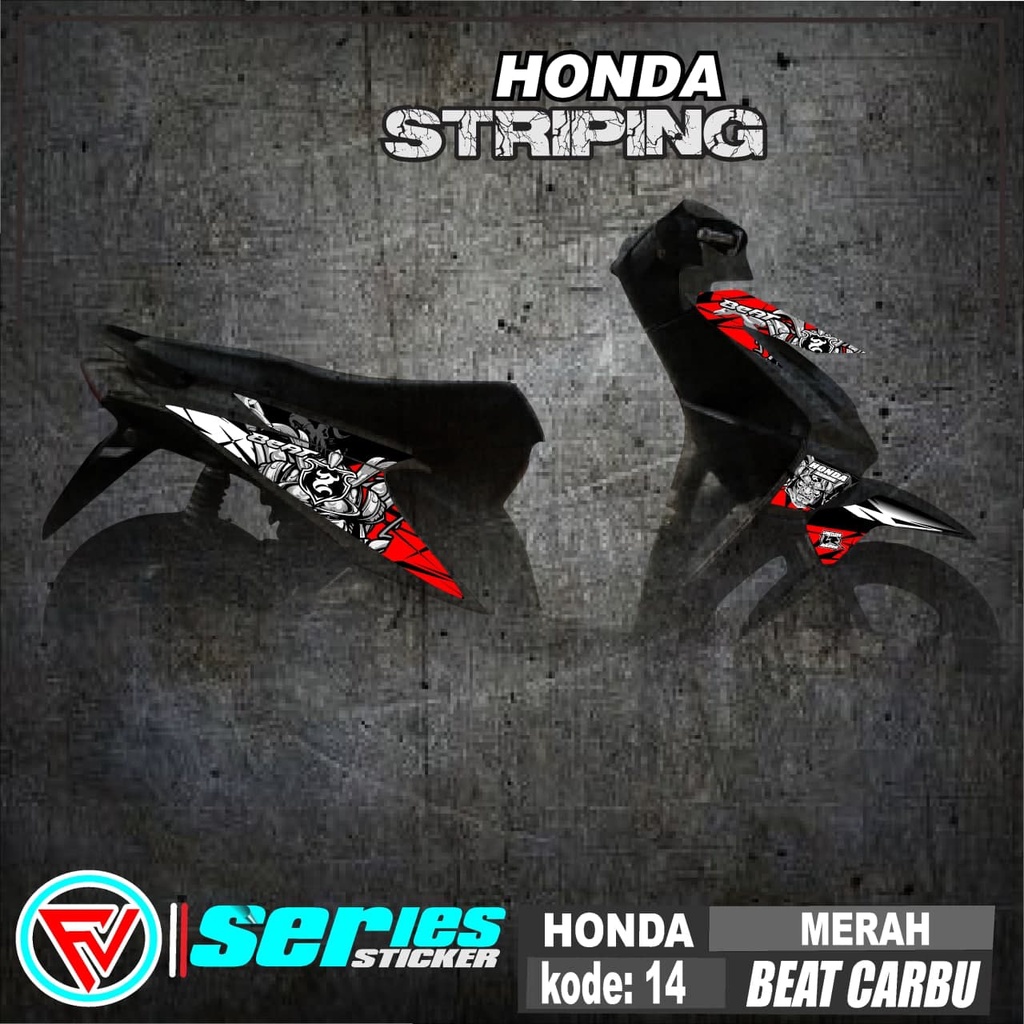 (cod) striping beat karbu 2008-2012 [14] variasi sticker skotlet list body motor