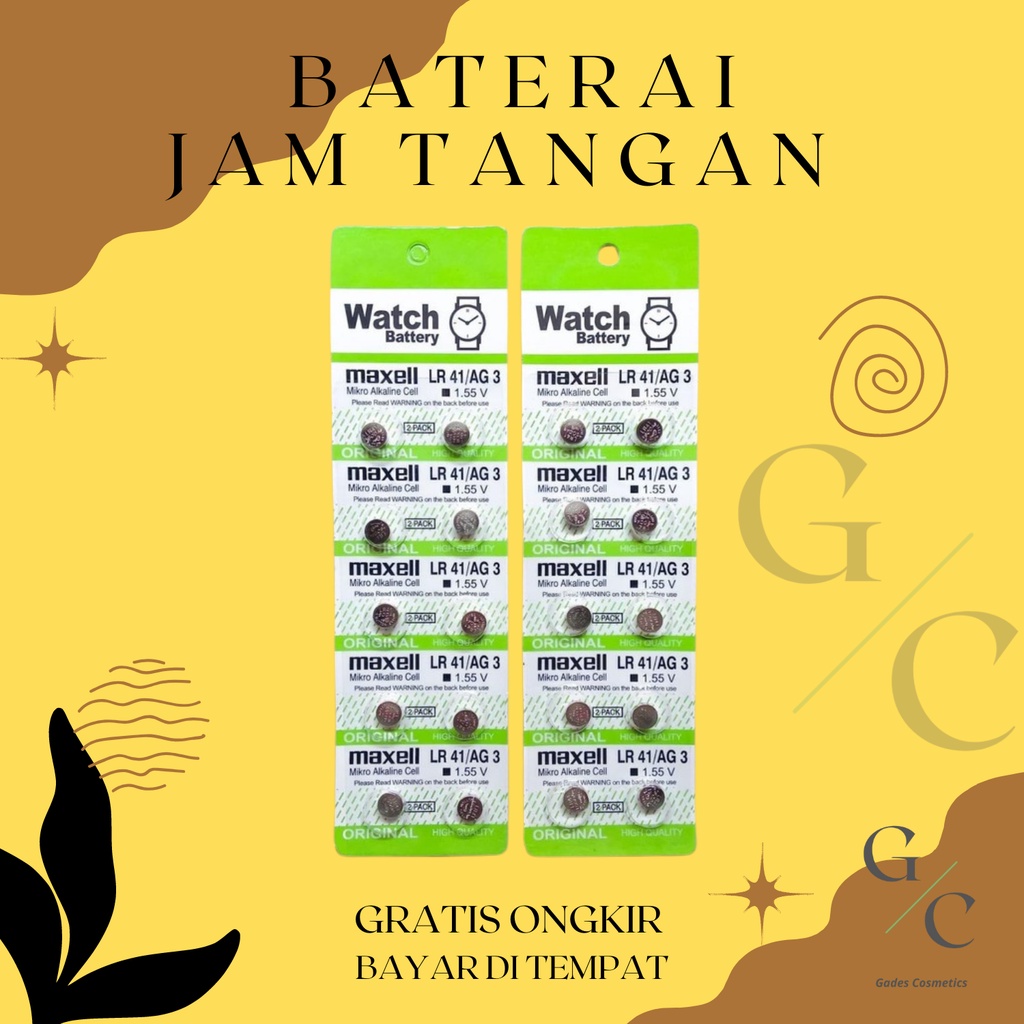 Baterai Jam Tangan LR 41 Original Tahan Lama Batre Jam Tangan 1 pcs Bisa Grosir