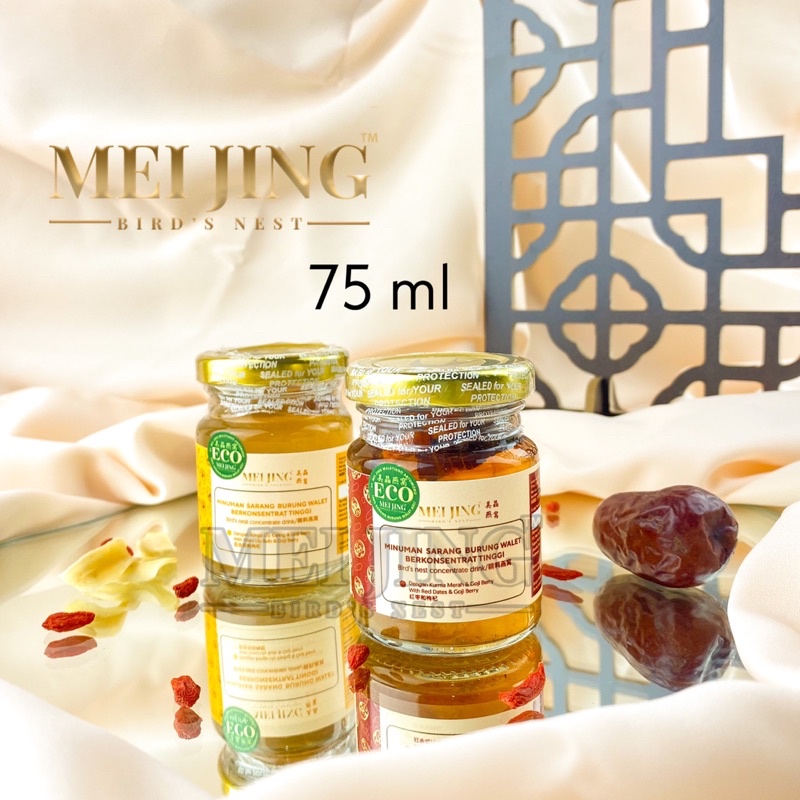 

Sarang Burung Walet UTUH botol 75ml 100% Alami Bird Nest birdnest by Mei Jing Bird's Nest BUKAN HANCURAN 100% ALAMI