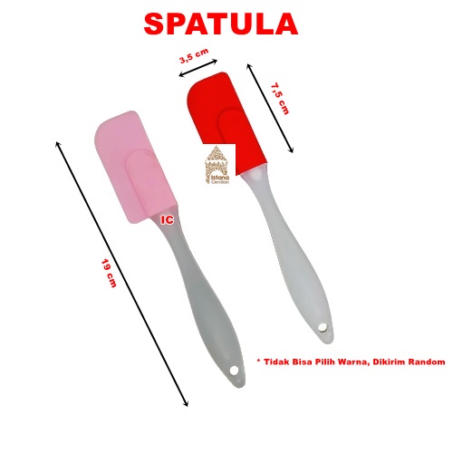 Spatula Kue Bahan Silikon Serbaguna Untuk Berbagai Masakan