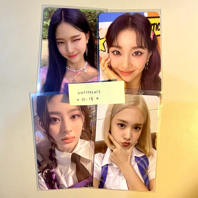STAYC PHOTOCARD - isa stereotype type b wink, sumin staydom pc, J spc, J fp, sieun postcard