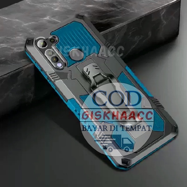 CASE HP REALME 5 REALME 5i REALME 5 PRO REALME C3 CASING STANDING BACK KLIP HARDCASE ROBOT NEW COVER