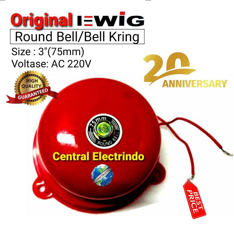 Bell/Round Bell 3&quot;(75mm) EWIG.