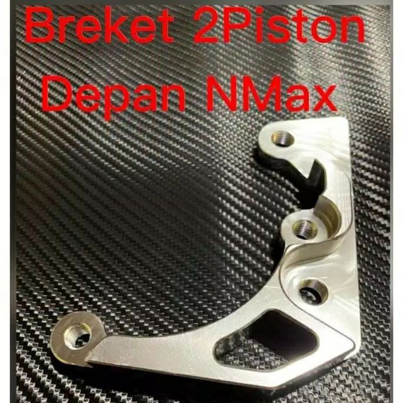 BREKET KALIPER 2PISTON  DEPAN NMAX CNC