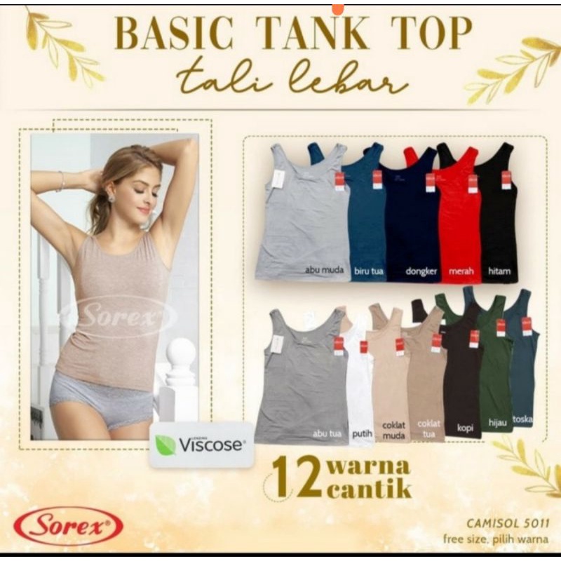 Camisol Tanktop wanita Sorex 5011