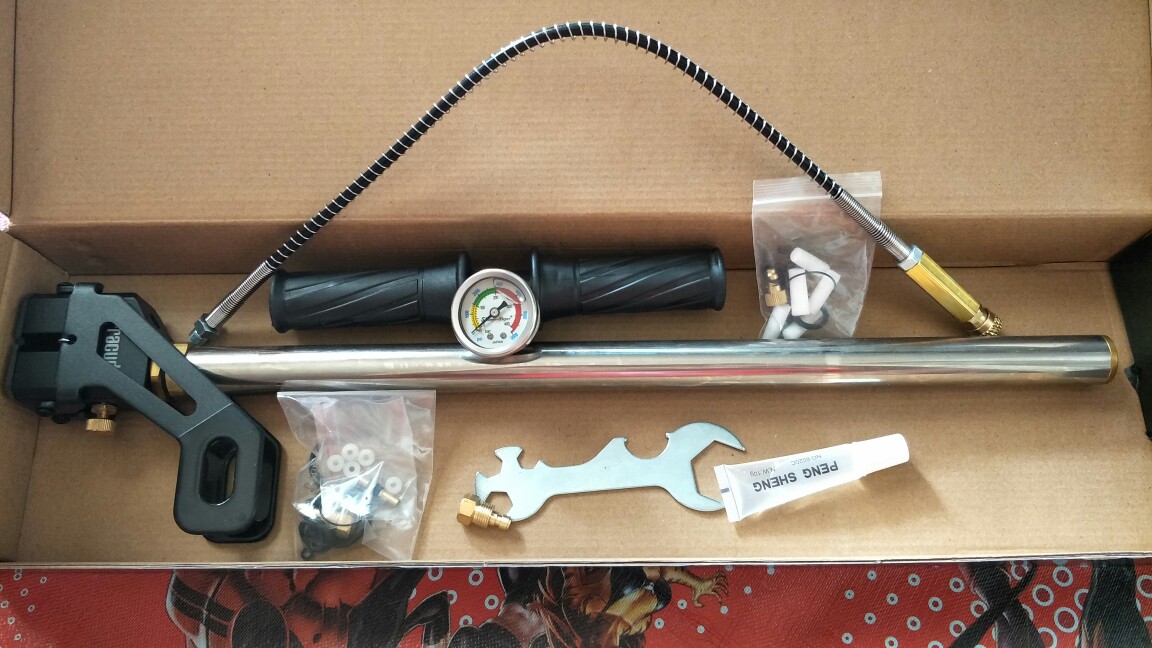 Pompa Pcp Murah Baracuda Kaki Lipat  4500 Psi Stainless Steel