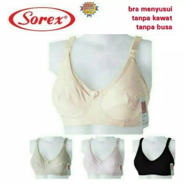 Bh menyusui sorex tanpa busa tanpa kawat / bh sorex menyusui