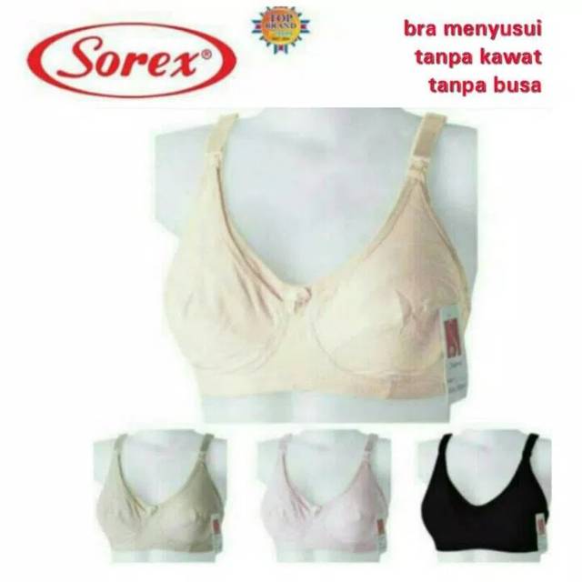 Bh menyusui sorex tanpa busa tanpa kawat / bh sorex menyusui