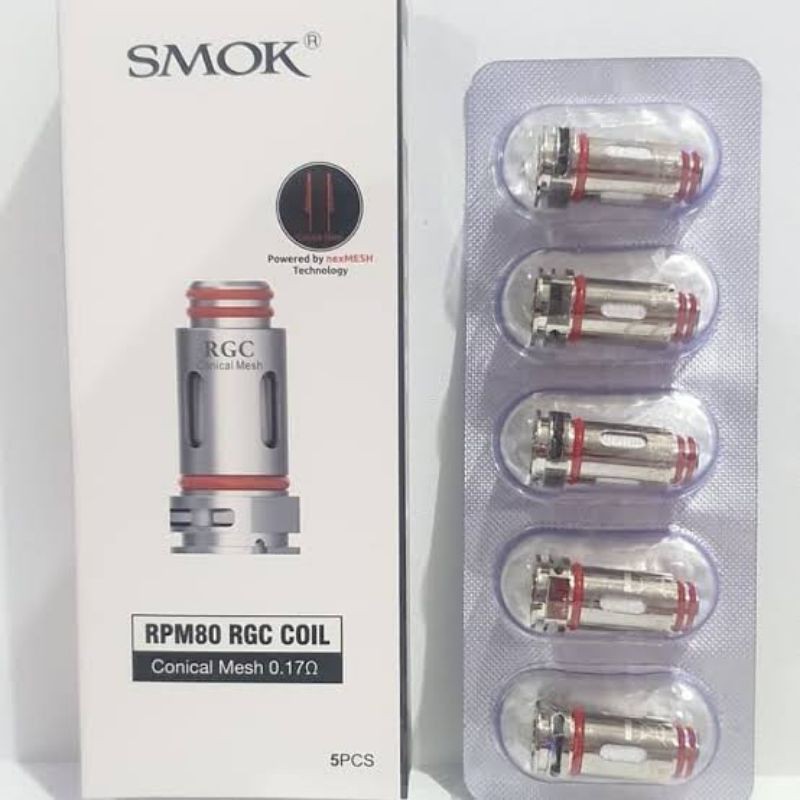 New elektronik terbaru New elektronik koleksi coil vapoor vapee rpm 80 coil rgc 0.17 ohm mesh harga perbiji murah