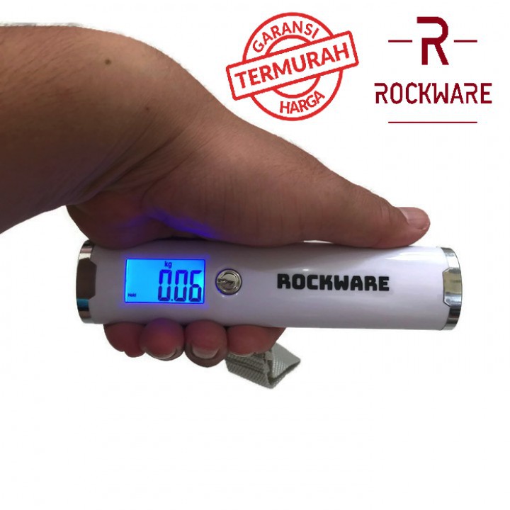 AKN88 - ROCKWARE RW-S168 Timbangan Koper Digital LED Display