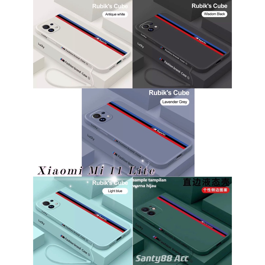 Softcase Xiaomi Mi 11 Lite Silicone Liquid Smiley Case Xiaomi Mi 11 Lite