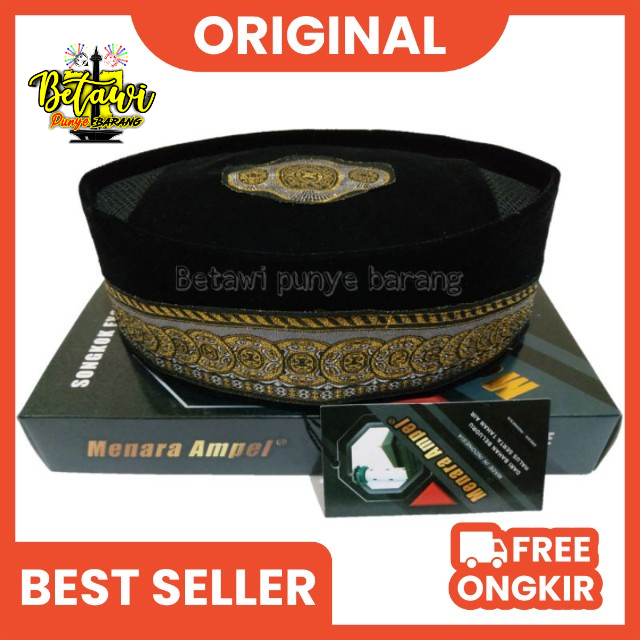 peci kopiah songkok hitam ac pita