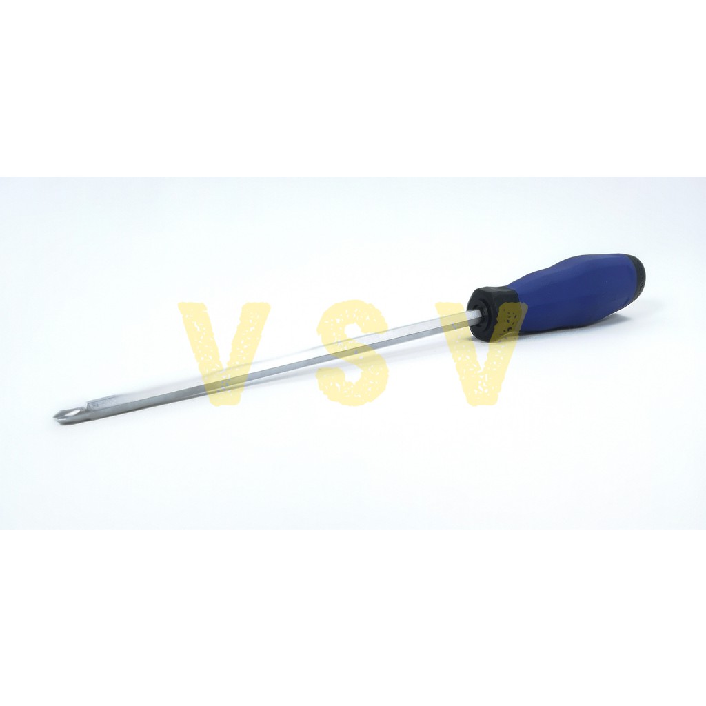 GESTAR Non Slip screwdriver (+)6x200mm Obeng gagang karet Obeng plus