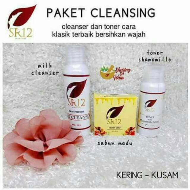 Paket Cleansing Herbal SR12 / Paket Pembersih Wajah Untuk Kulit Kering Kusam / Paket Perawatan Wajah