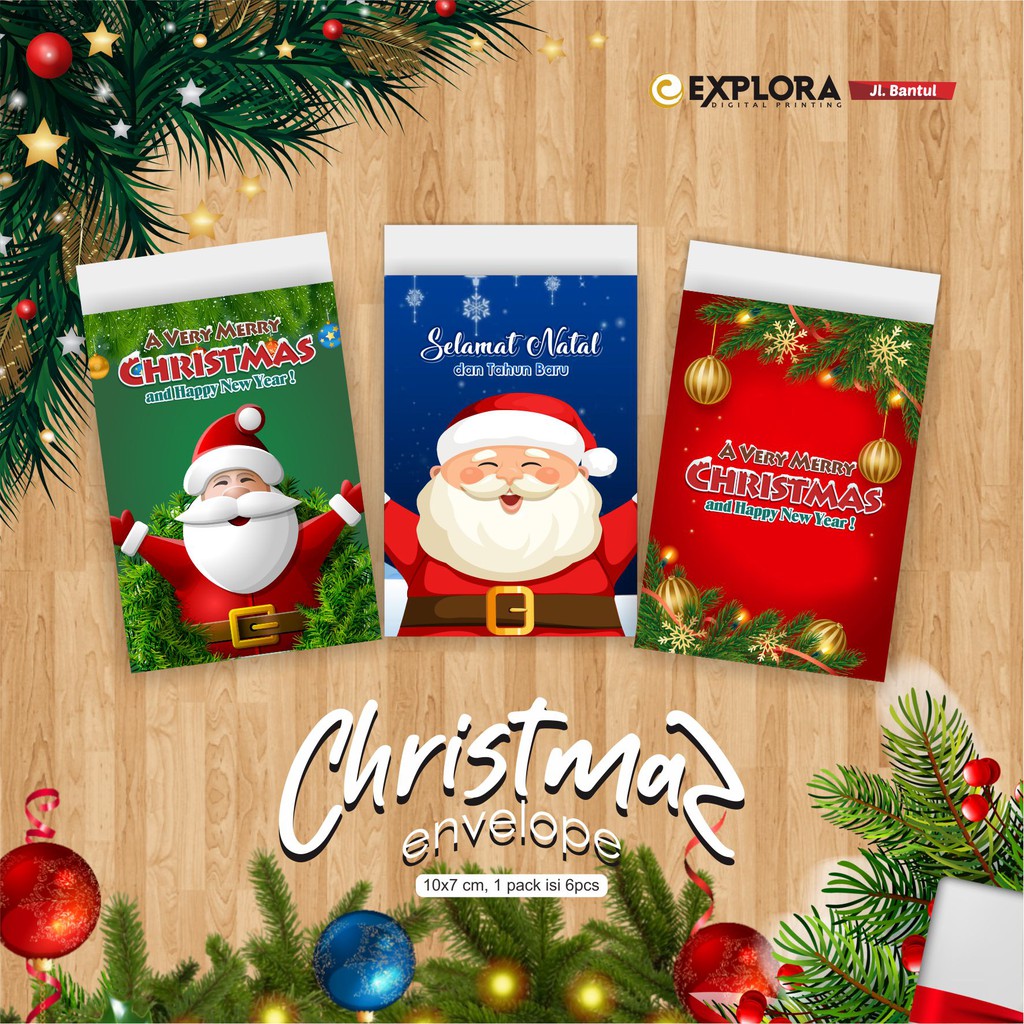 

AMPLOP NATAL TERMURAH (BISA CUSTOM)