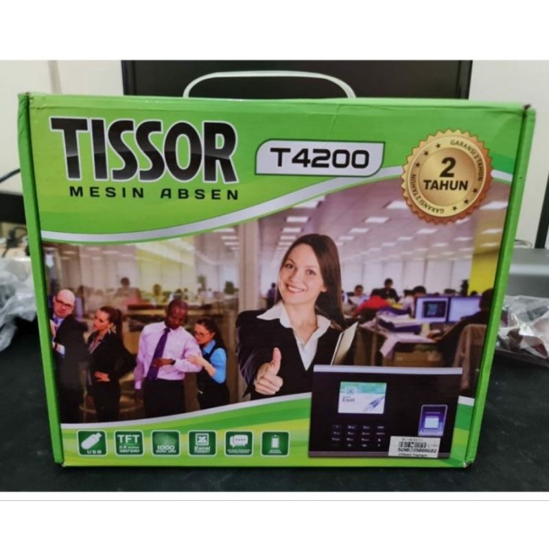 Mesin absen TISSOR T4200 / Absensi Sidik Jari / Finger Print T-4200