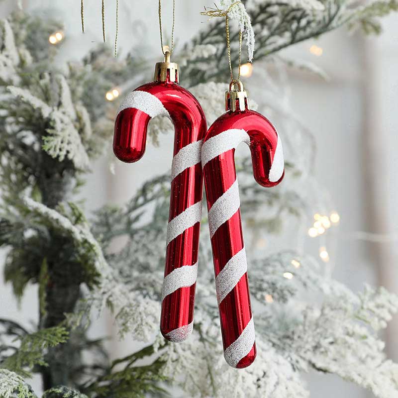 2pcs Ornamen Gantung Bentuk Bintang Untuk Pohon Natal