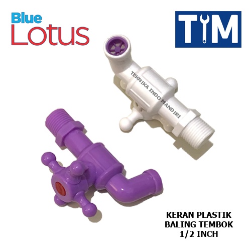 Keran Tembok Baling Plastik Stabilo 1/2&quot; / Keran Air LOTUS 1/2&quot;